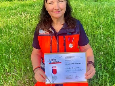 Kateřina Zvonařová získala medaili Rallye Rejvíz